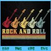WTM BEESTORE 04 6 Vintage Retro Rock and Roll Guitar Music Svg, Eps, Png, Dxf, Digital Download