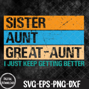 WTMNEW1512 09 21 Mother's Day svg from Grandkids Sister Aunt Great Aunt Svg, Eps, Png, Dxf, Digital Download