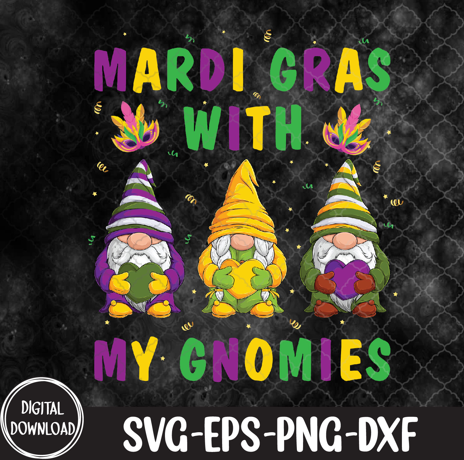WTMNEW1512 09 24 Mardi Gras With My Gnomies 2024 Mardi Gras Beads Gnomes, Mardi Gras svg, Gnomes svg, Svg, Eps, Png, dxf