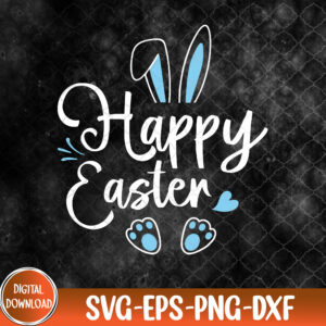 WTMNEW9file 09 211 Happy Easter Bunny Rabbit Face Funny Easter Day Svg, Eps, Png, Dxf