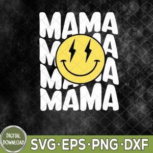 WTMNEW9file 09 147 Retro Mama One Happy Dude Birthday Svg, Retro Mama Svg, Png, Digital Download
