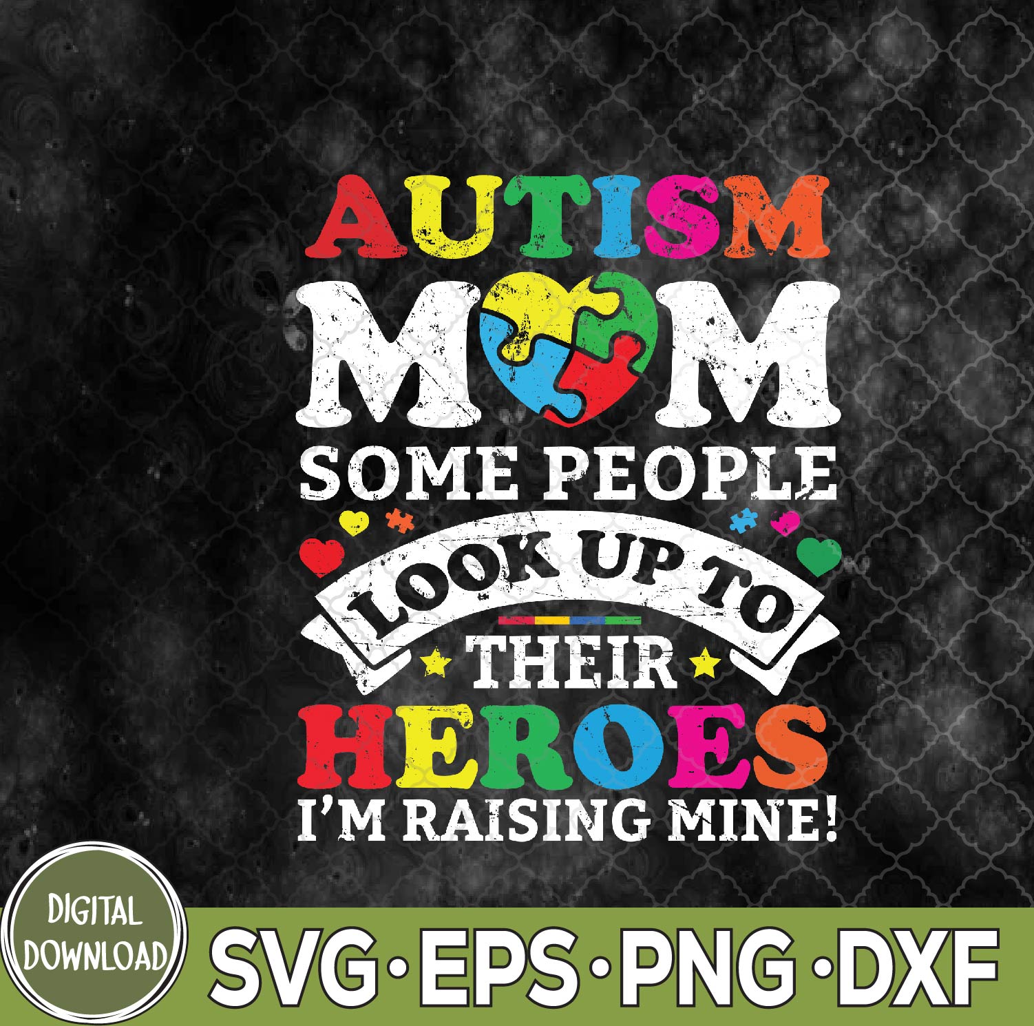 WTMNEW9file 09 222 Autism Awareness Women Mom Mother's Day Proud Autism Mom Svg, Png, Digital Download