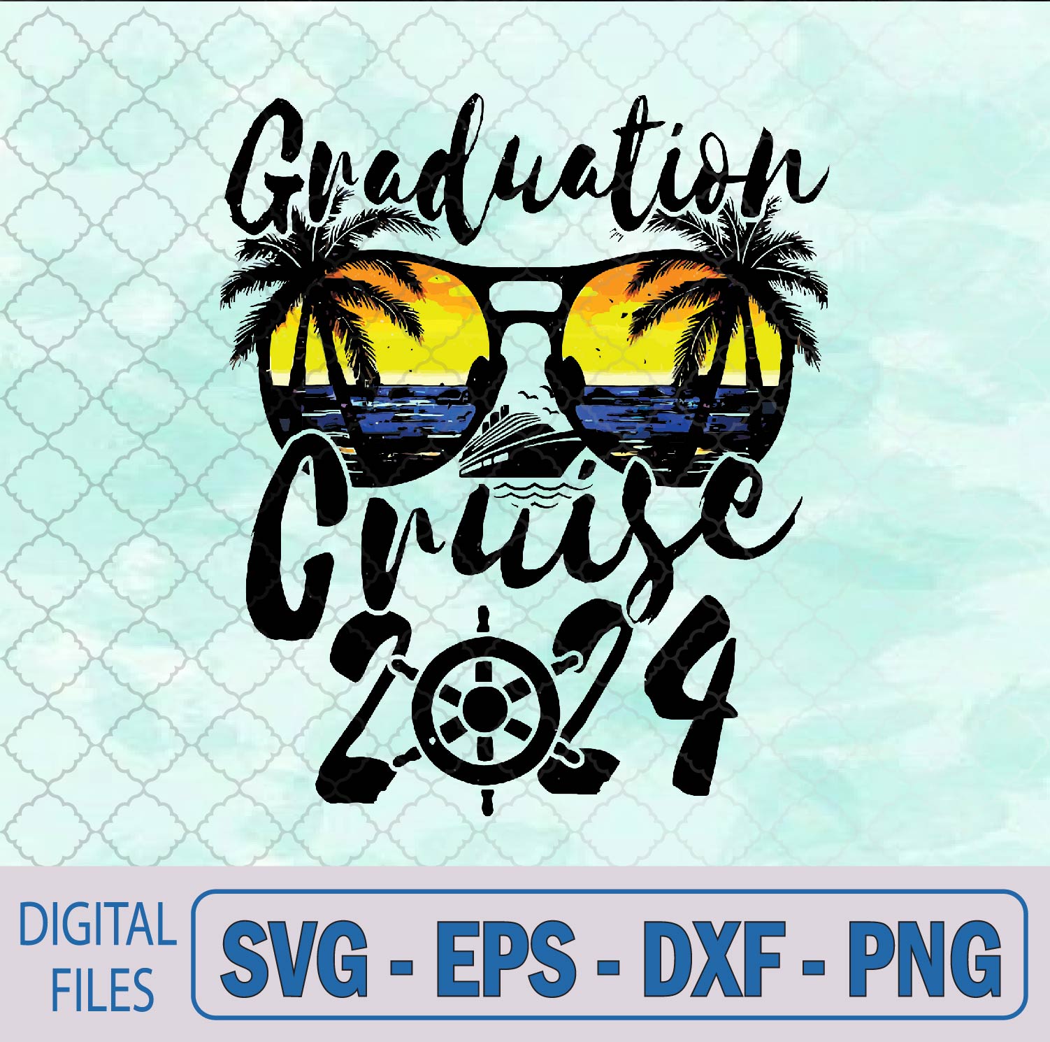 WTMNEW9file 09 239 Senior Graduation Trip Cruise 2024 Retro Ship Party Cruise Svg, Png, Digital Download