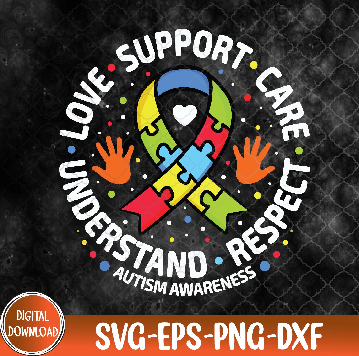 WTMNEW9file 09 27 Autism Awareness Svg, Eps, Png, Dxf