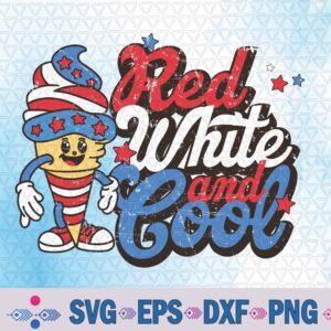 4th Of July Red White And Cool American Popsicle Svg, Png, Digital Download