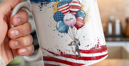 4th Of July Cup Custom Design For Family