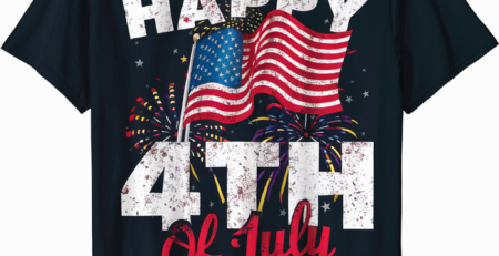 American Flag Designs 4th Of July Tshirt