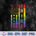 American Flag Gay Pride Svg, Rainbow Pride Svg, Lgbtq Pride Svg, Png, Digital Download