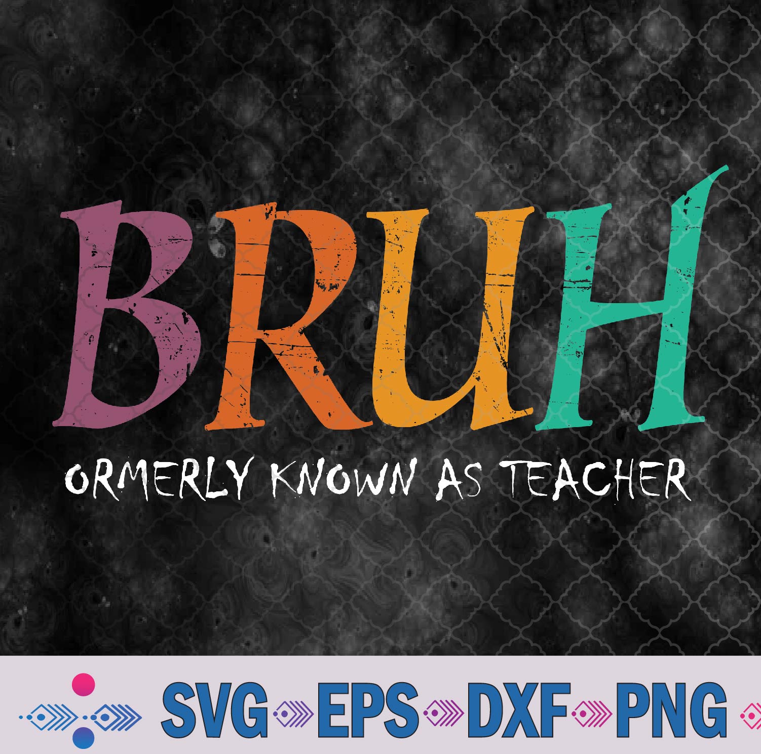 Bruh Formerly Known As Teacher Svg, Png, Digital Download