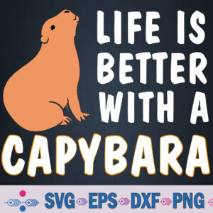 Capybara - Retro Rodent Funny Capybara Svg, Png, Digital Download