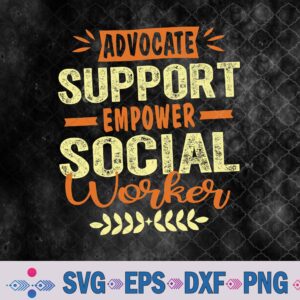 Funny School Social Worker & Mental Health Awareness Month Svg, Png, Digital Download