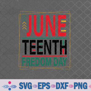 Juneteenth Day 1865 Black Pride Svg Design