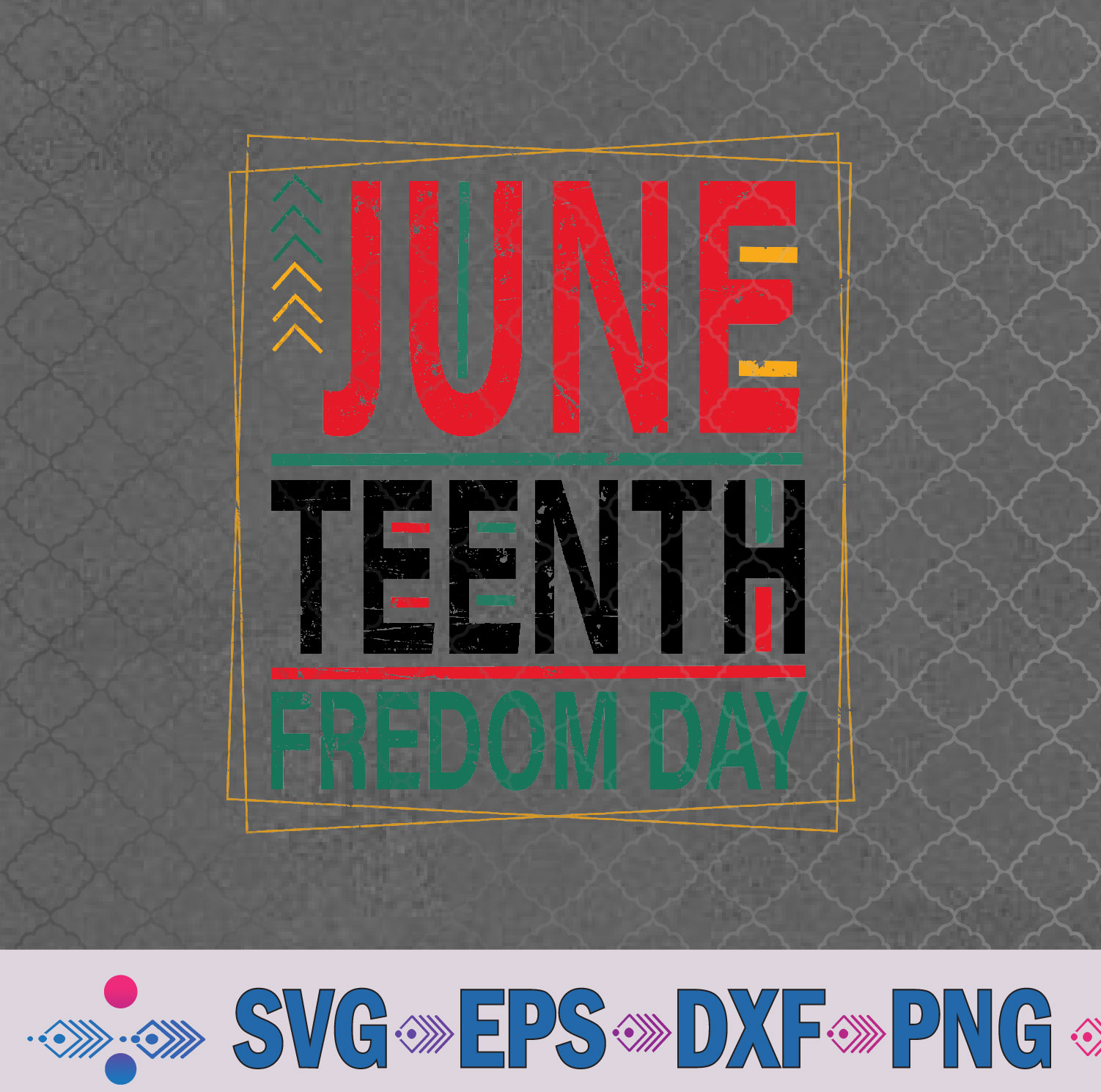 Juneteenth Day 1865 Black Pride Svg Design