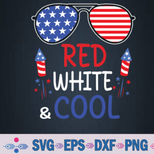 Kids 4th Of July Red White And Cool Patriotic Svg, Png, Digital Download