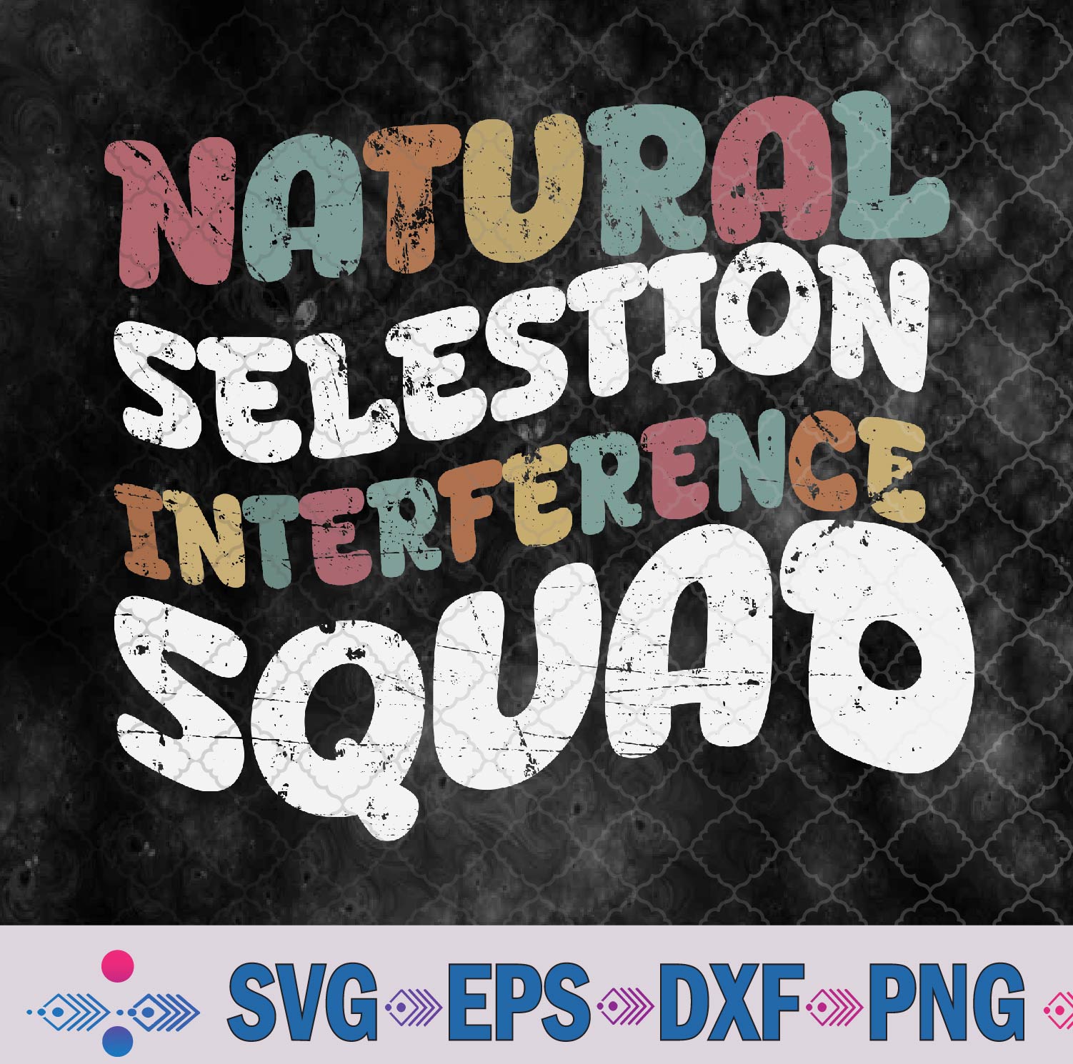 Natural Selection Interference Squad Retro Firefighter Svg, Png, Digital Download