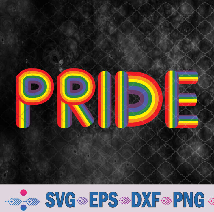 Pride Lesbian Svg, Pride Parade Svg, Gay Pride Svg, Pride Rainbow Svg, Png, Digital Download