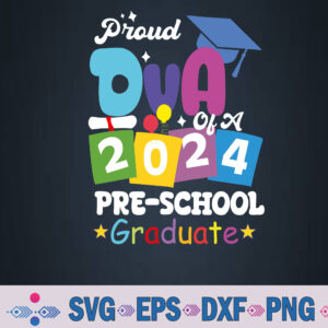 Proud Dad Of Preschool Graduate 2024 Pre-k Svg, Png, Digital Download