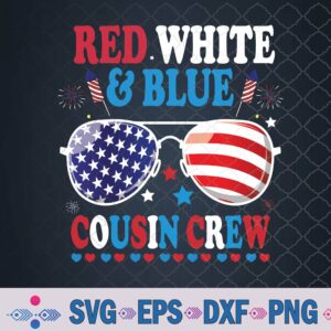 Red White And Blue Cousin Crew 4th Of July Svg, Png, Digital Download