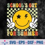 School Retro Schools Out For Summer Teachers Svg, Png, Digital Download
