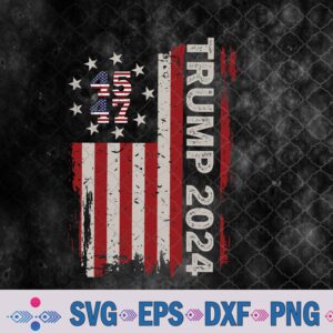 T-rump 2024 American Flag Svg, Png, Digital Download