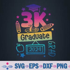 3k Graduate 2024 Funny 3k Kindergarten Graduation Svg Design