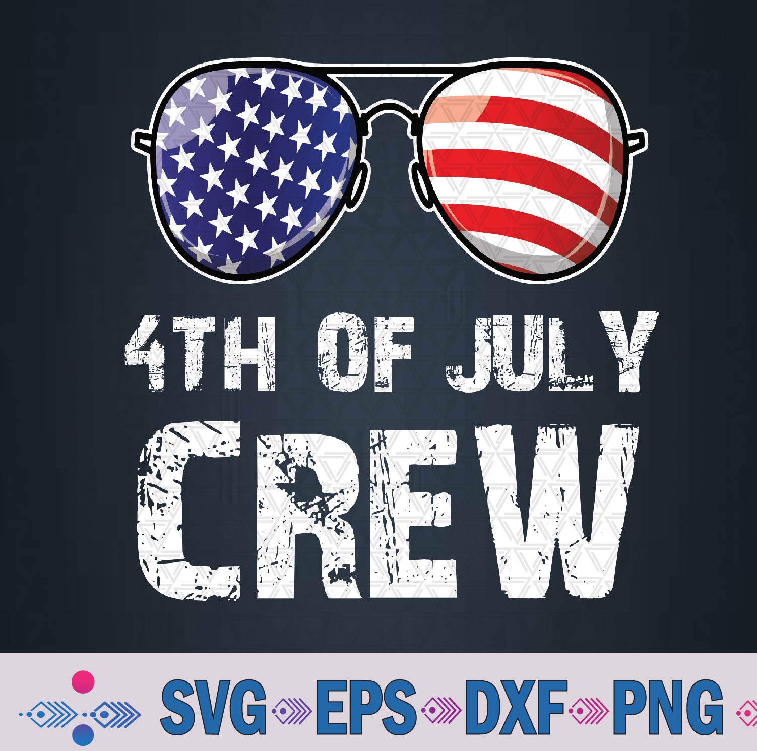 4th Of July Crew Svg, Png, Digital Download