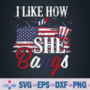 Bangs Funny Joke Patriotic 4th Of July Svg Design