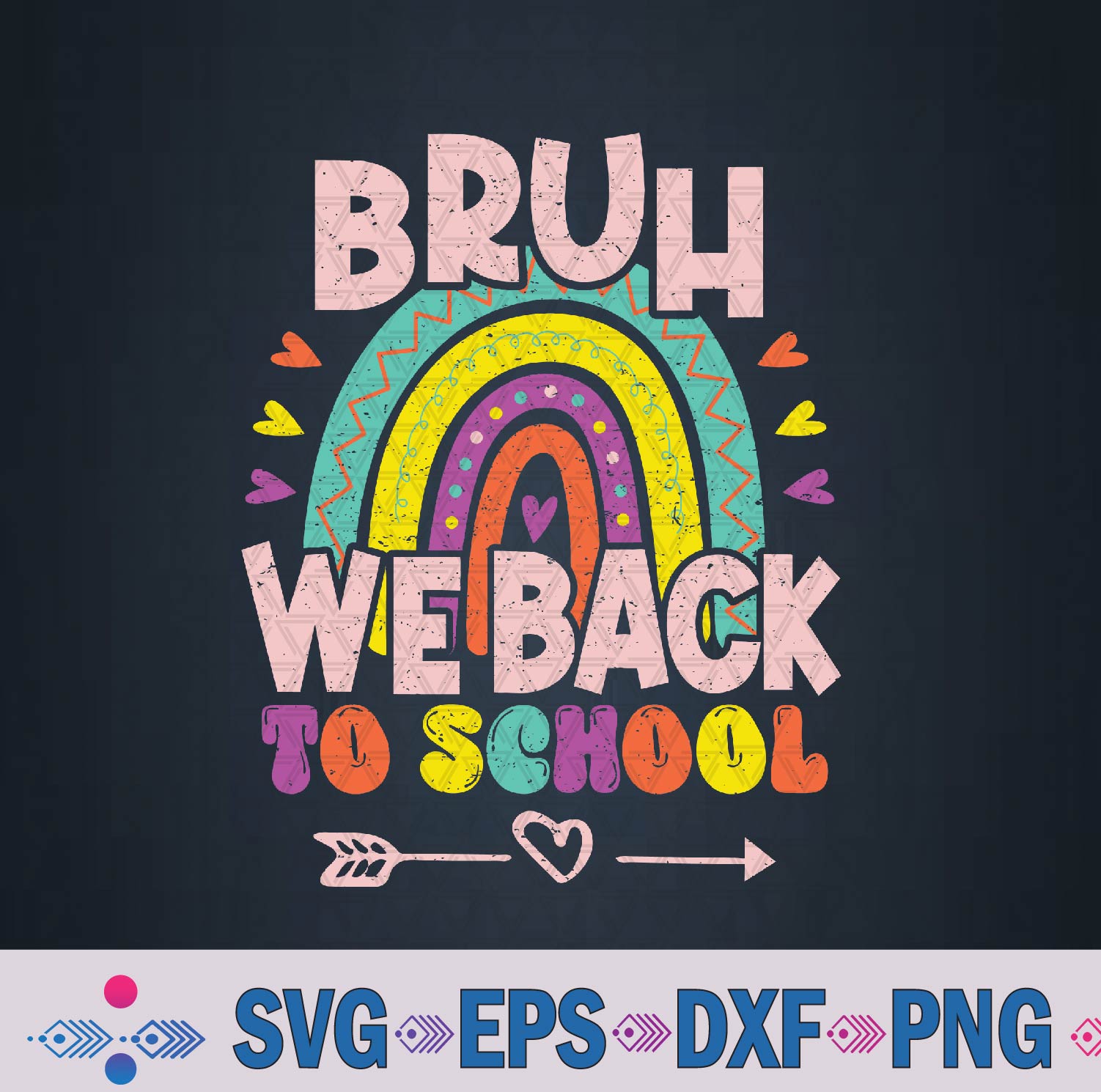 Bruh We Back Teachers Back To School Bruh We Back Svg, Png Design