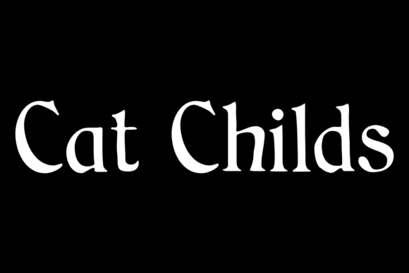 Cat Childs Font