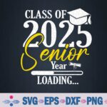 Class Of 2025 Senior Year Loading Funny Senior 2025 Svg Design