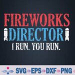 Fireworks Director 4th Of July Svg, Png, Digital Download