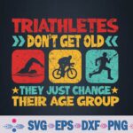 Funny Triathlon Triathletes Swim Bike Run Svg, Png Design