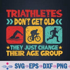 Funny Triathlon Triathletes Swim Bike Run Svg, Png Design