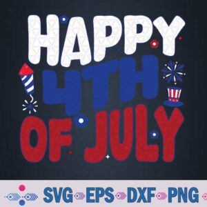 Happy 4th Of July American Flag 4th Of July Patriotic Svg Design