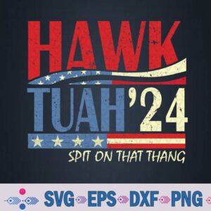 Hawk Tuah 24 Spit On That Thang Retro Svg, Png Design