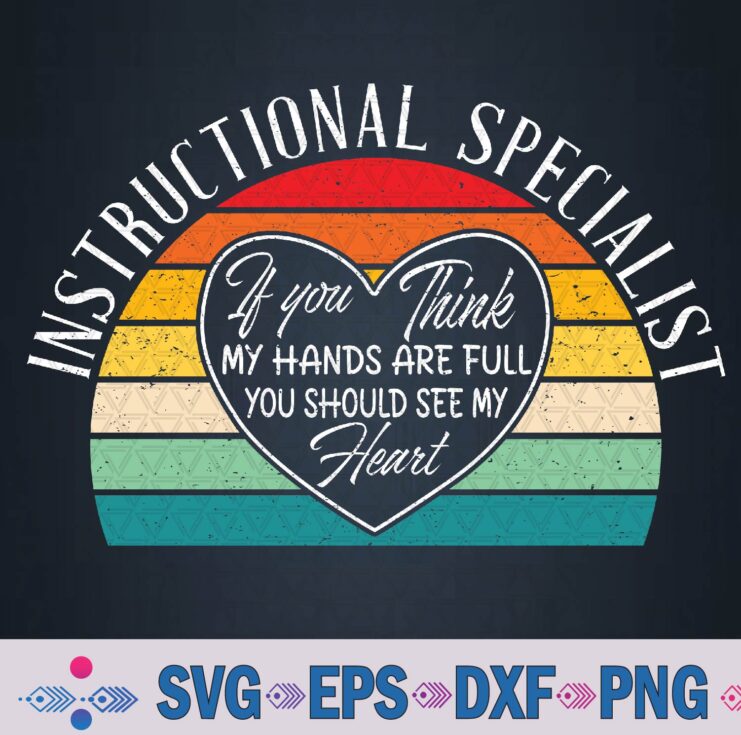 Instructional Specialist Appreciation Back To School Svg Design