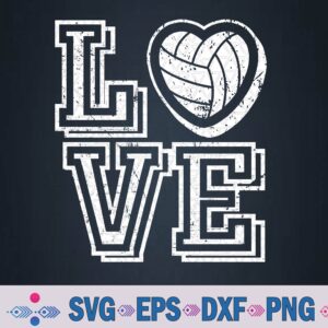 Lovely Beach Sport Lovers Volley Ball Player Love Volleyball Svg, Png Design