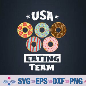 Usa Eating Team - Foodie Donut Party Svg, Png Design